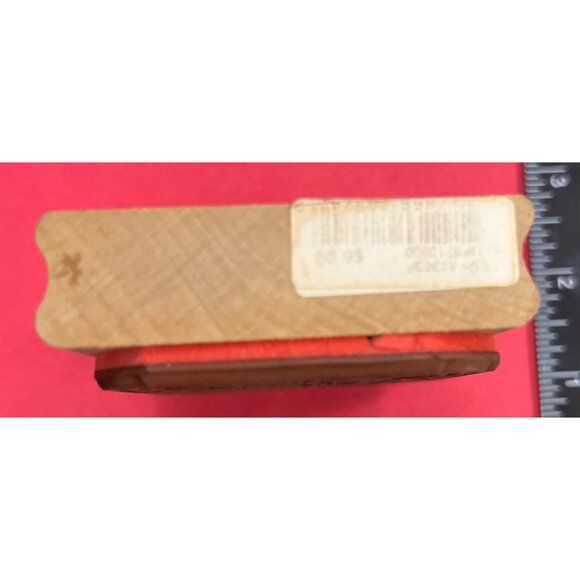 Iris Rubber Stamp Wood Mounted Handmade USA rubber stampede - Picture 4 of 4